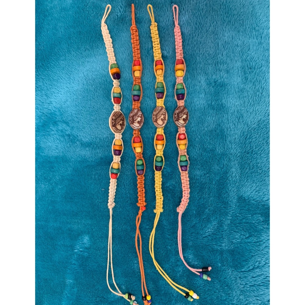 ✨🌈 Handmade Braided Cord Bracelets